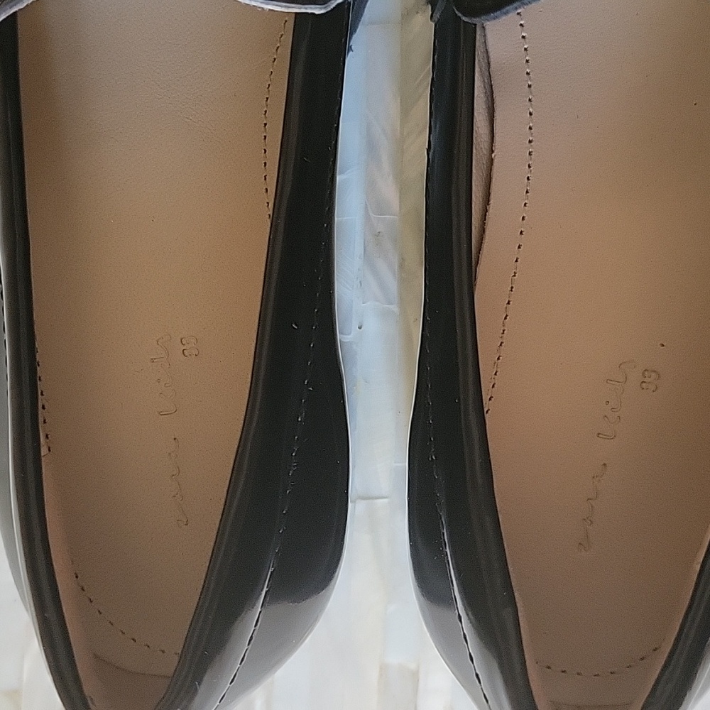 NWT ZARA KIDS Classic Black Tassel Loafers for Girls Size 33 EU US 2 - Picture 3 of 5
